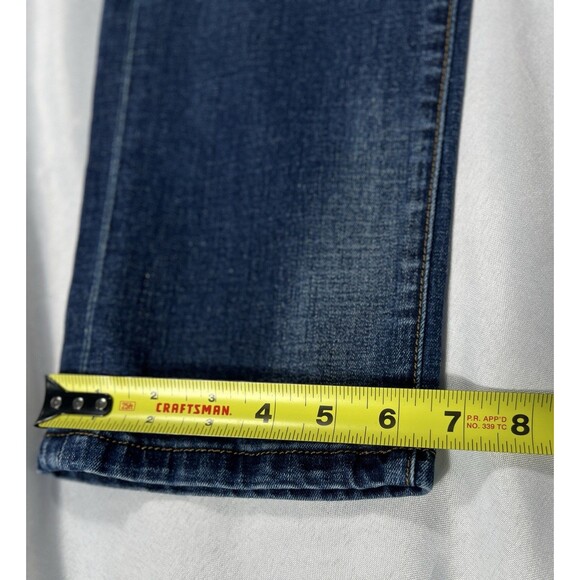 ETZO Men's Biker Moto Slim Skinny Ripped Distressed Denim Jeans 34x32 7520 - Picture 11 of 15